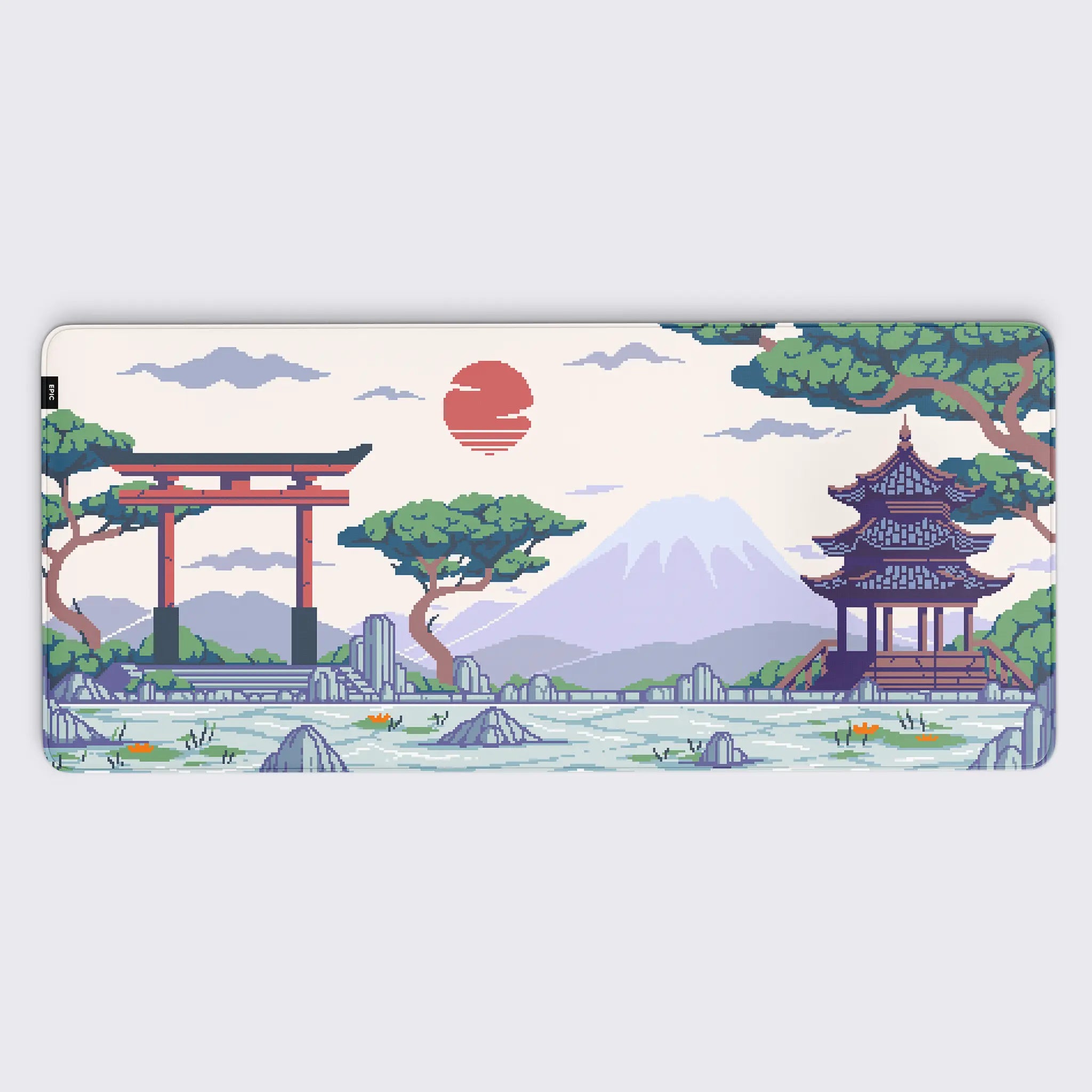 Tori Gaming Desk Mat, Pixel style mouse pad