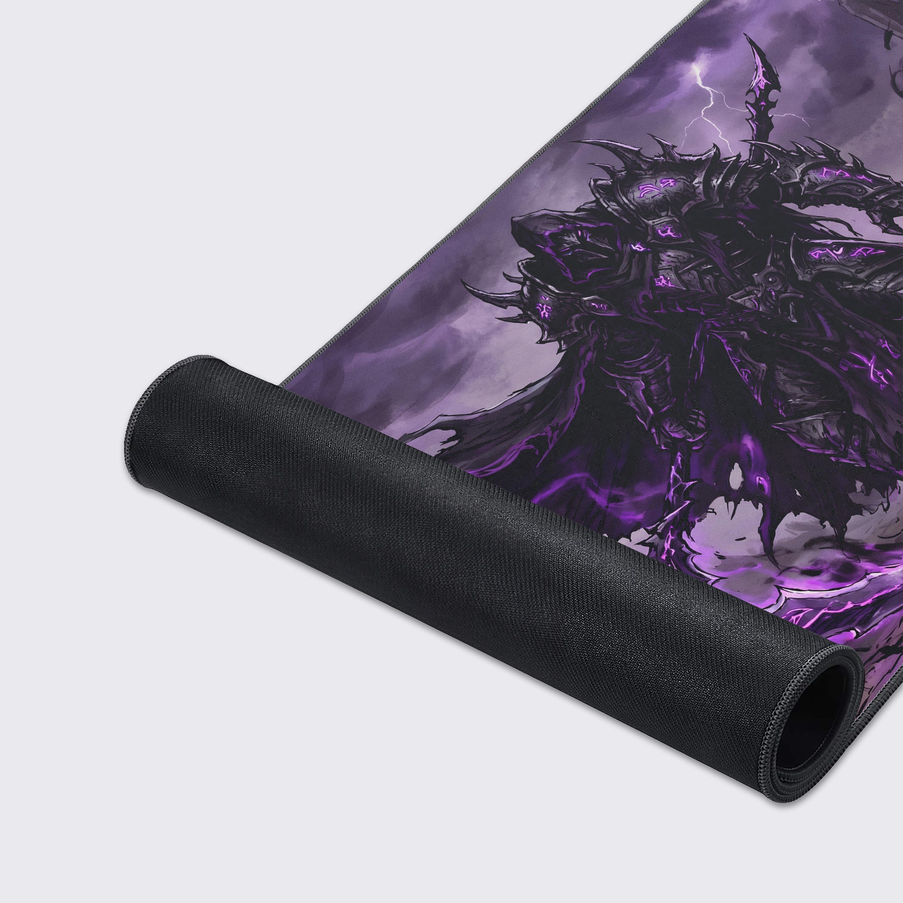 Dark gothic gaming mouse pad with skeletons rising from the dead and a water-proof surface