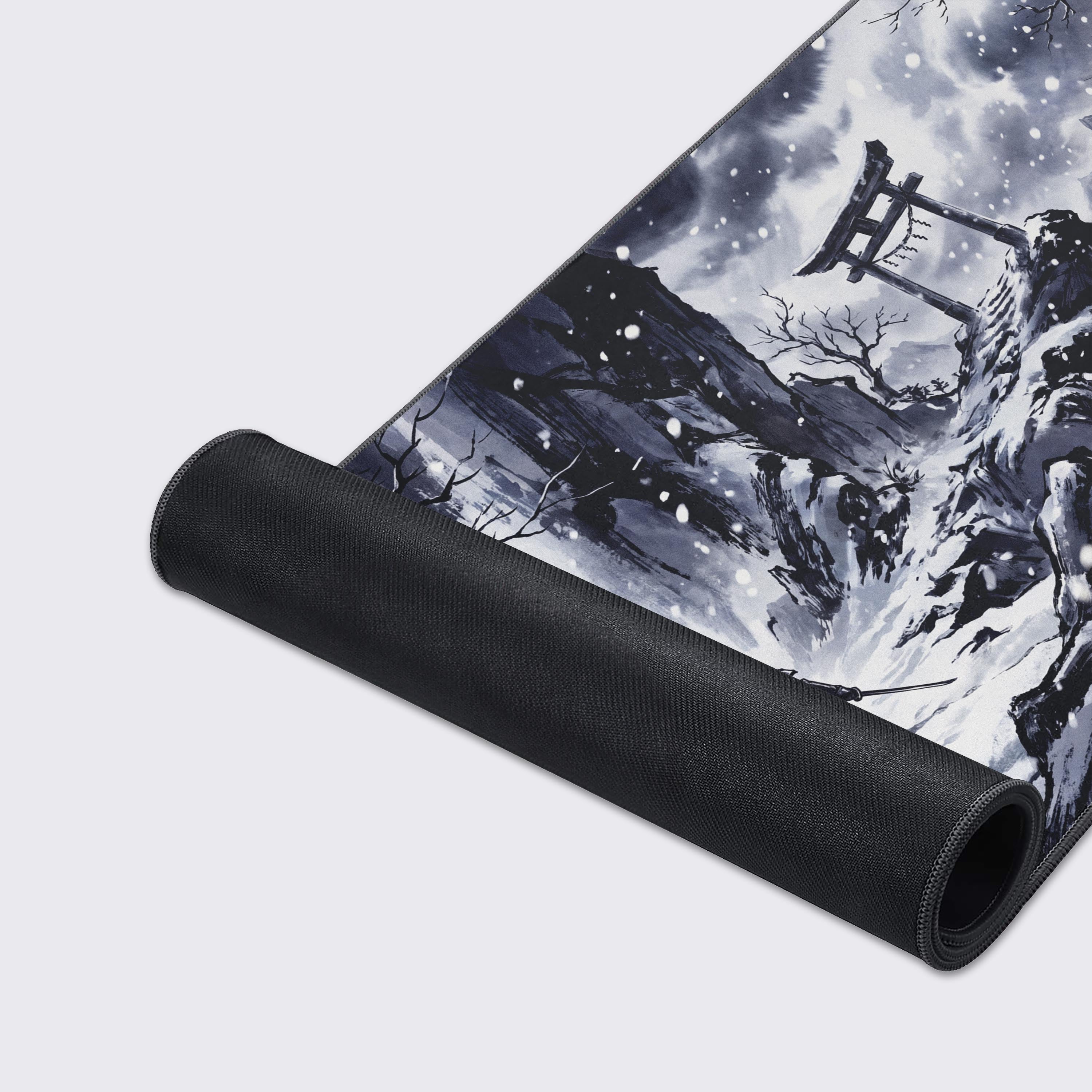 Feature icons highlighting non-slip rubber base, waterproof design, easy to clean, super smooth surface, and crisp long lasting prints.
