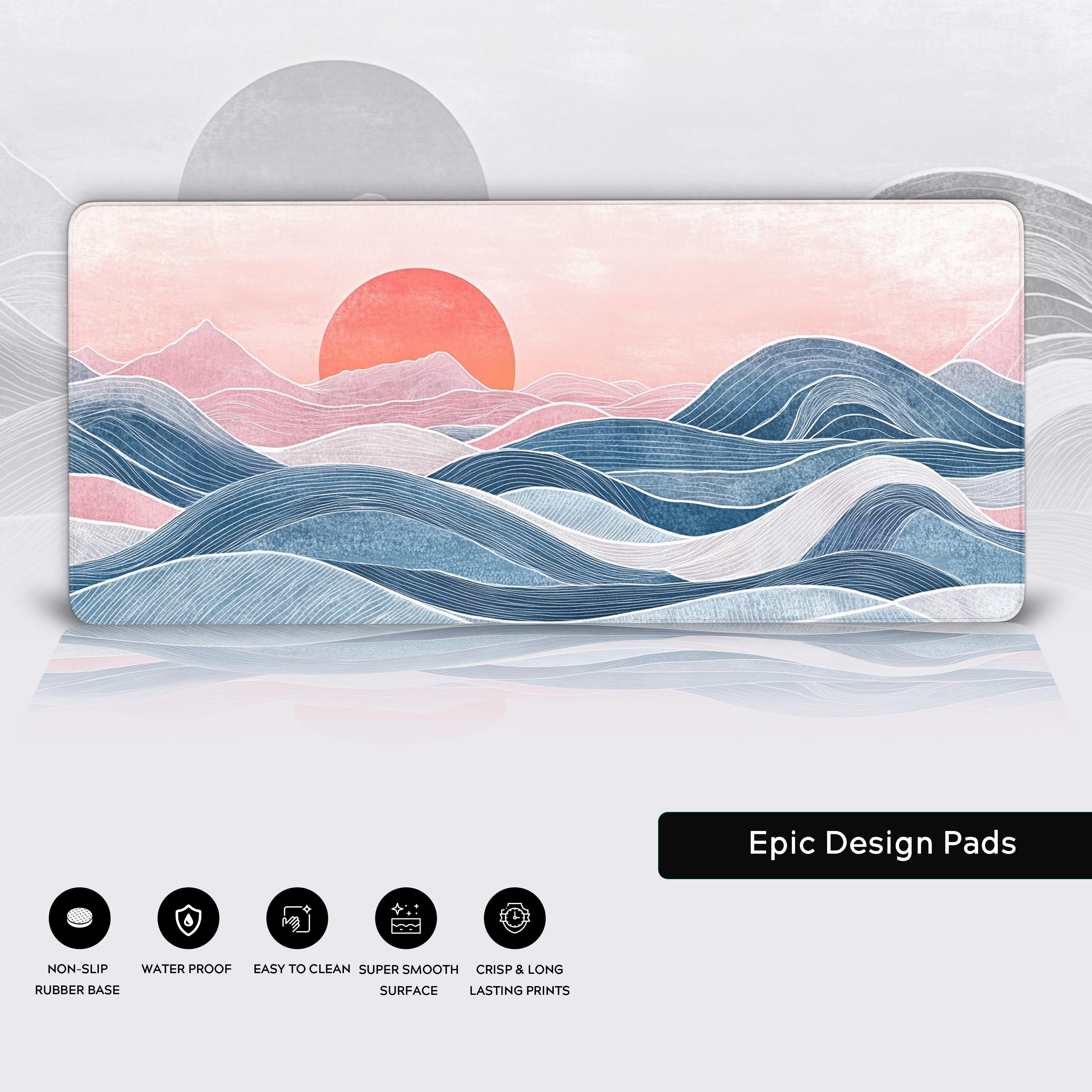 Transform Your Workspace with Coastal Aesthetic Desk Pads: A Touch of Serenity