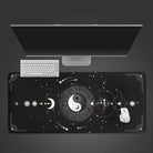 yin and yang gaming desk mat, chinese yin and yang mouse pad, death and life large mouse pad, astrology large gaming desk mat