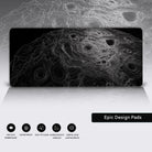 Highly detailed topographic map of the Moon, intricate contour lines, dark space aesthetic, lunar surface elevation mapping, futuristic monochrome design, celestial cartography, abstract space art, high contrast black and white, inspired by NASA lunar scans