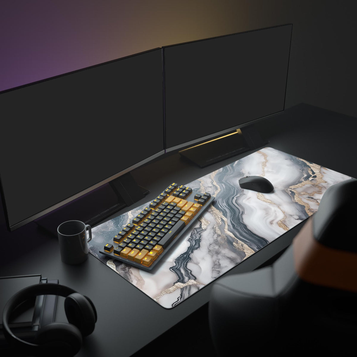 Marble Desk Mat
