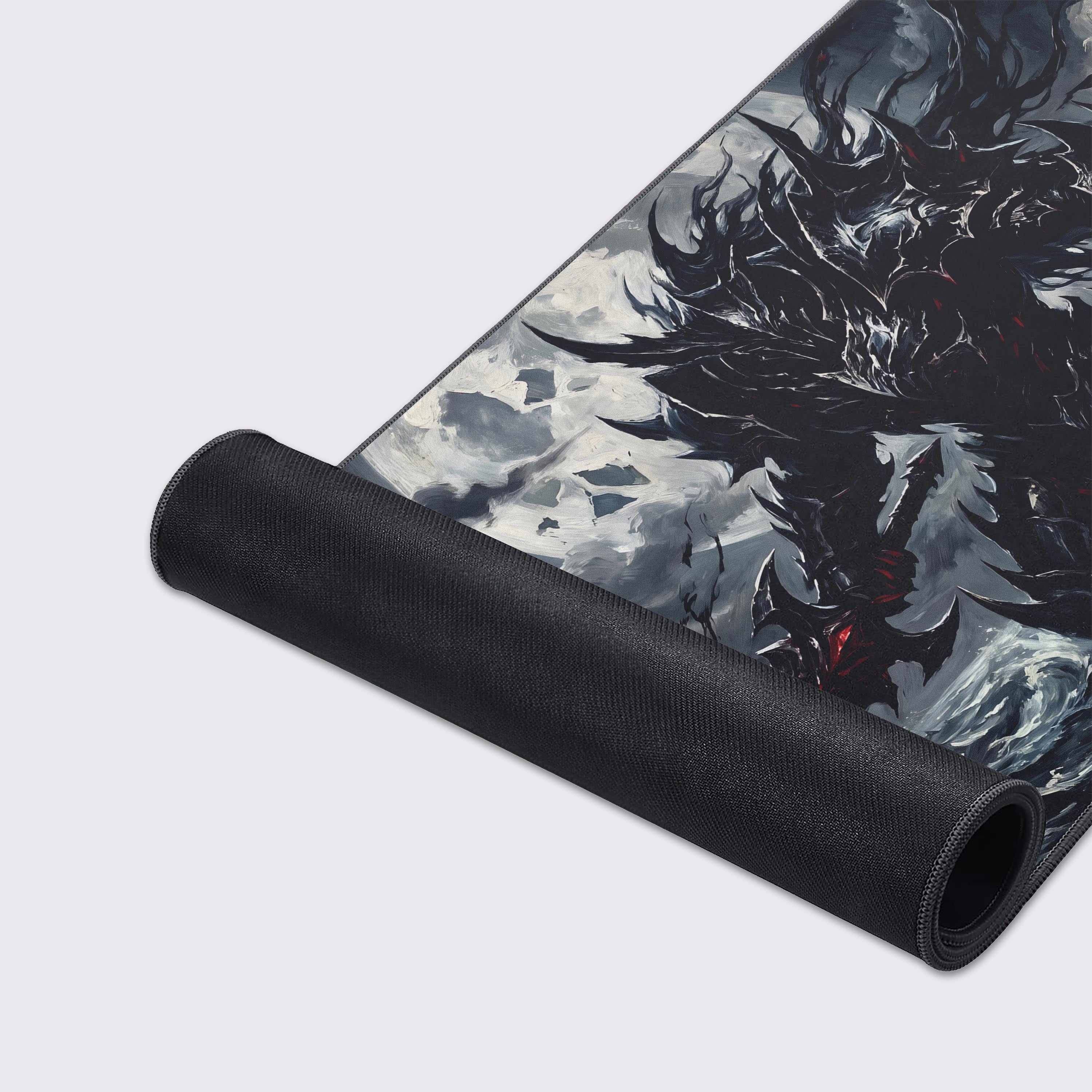 Dark Knight Desk Mat - Epic Gothic Fantasy Gaming – Epic Design Pads