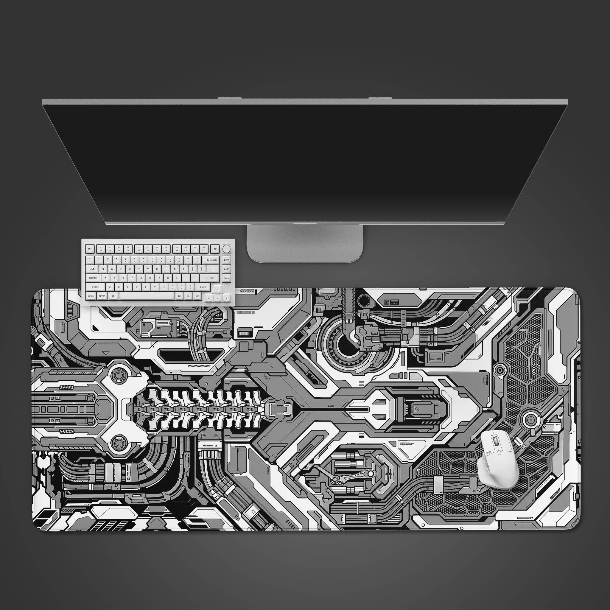 Mechanical Core Desk Mat - Sci-Fi Mecha Mouse Pad – Epic Design Pads