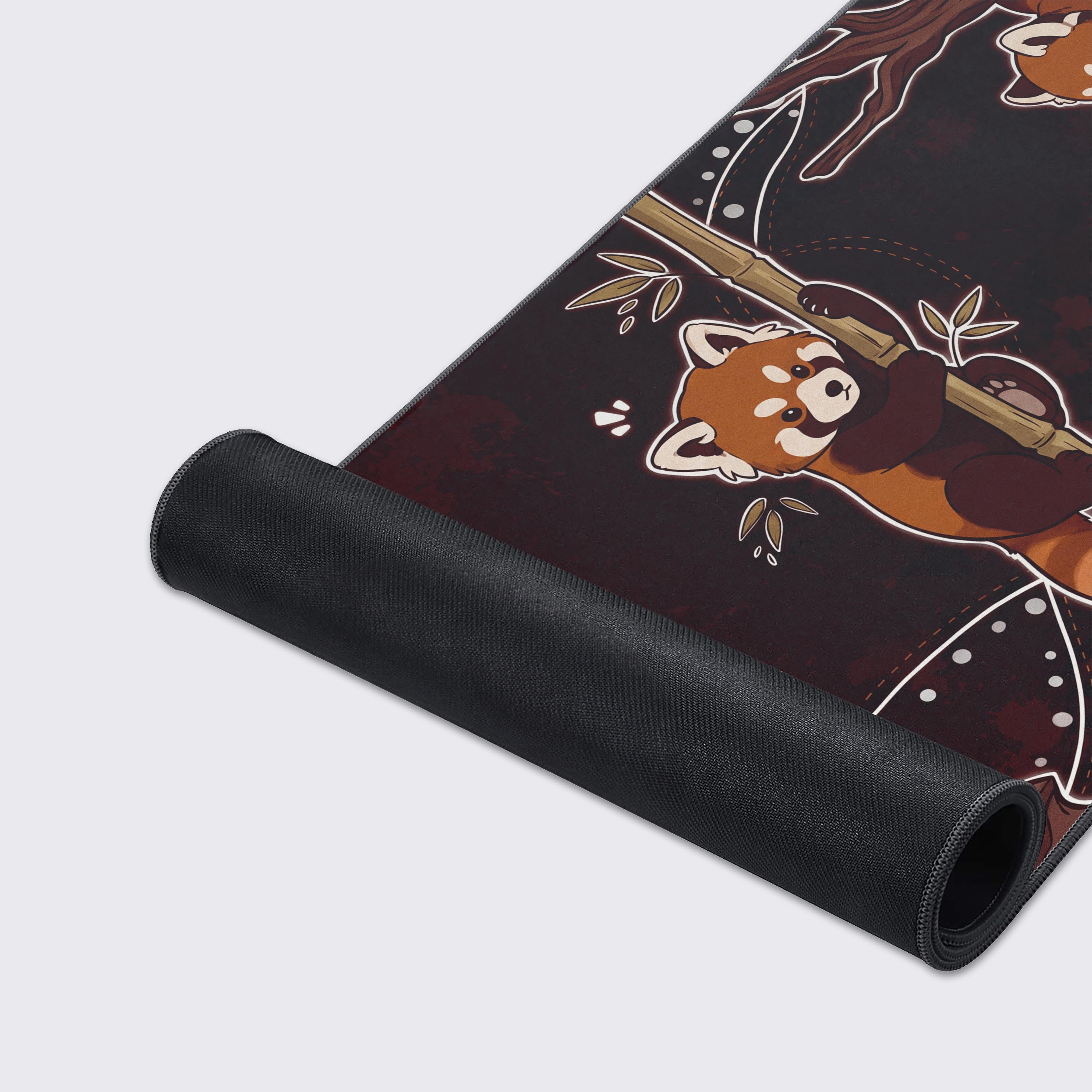 Red Panda Desk Mat - Cozy Kawaii Mouse Pad – Epic Design Pads