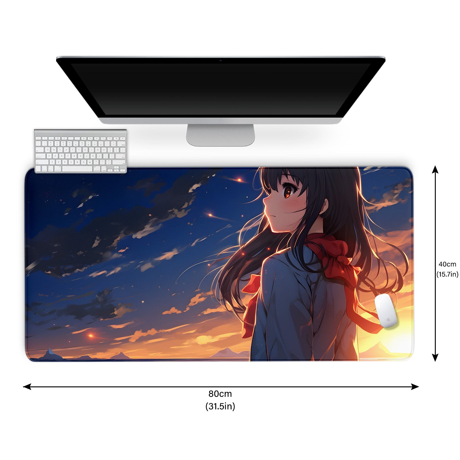 80 x 40 cm custom large mouse pad, Large extended custom desk mat, put your face on a custom deskpad, cool custom design desk mat