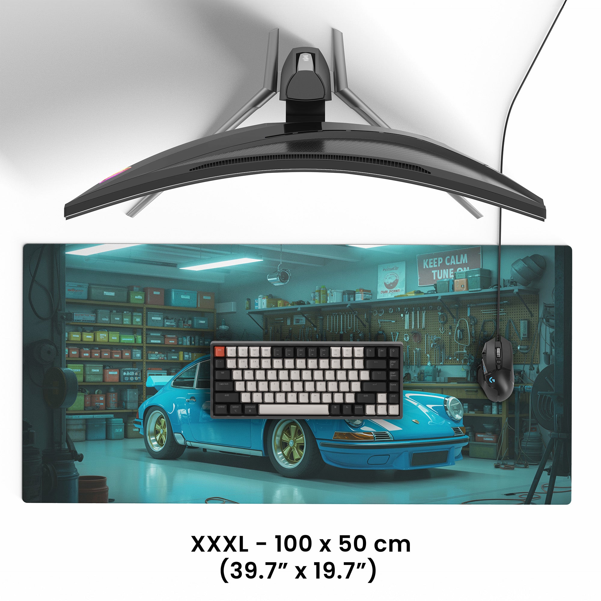 XXXL 100x50cm extra large custom desk pad, custom large gaming mouse pad, custom photo desk mat with your own image