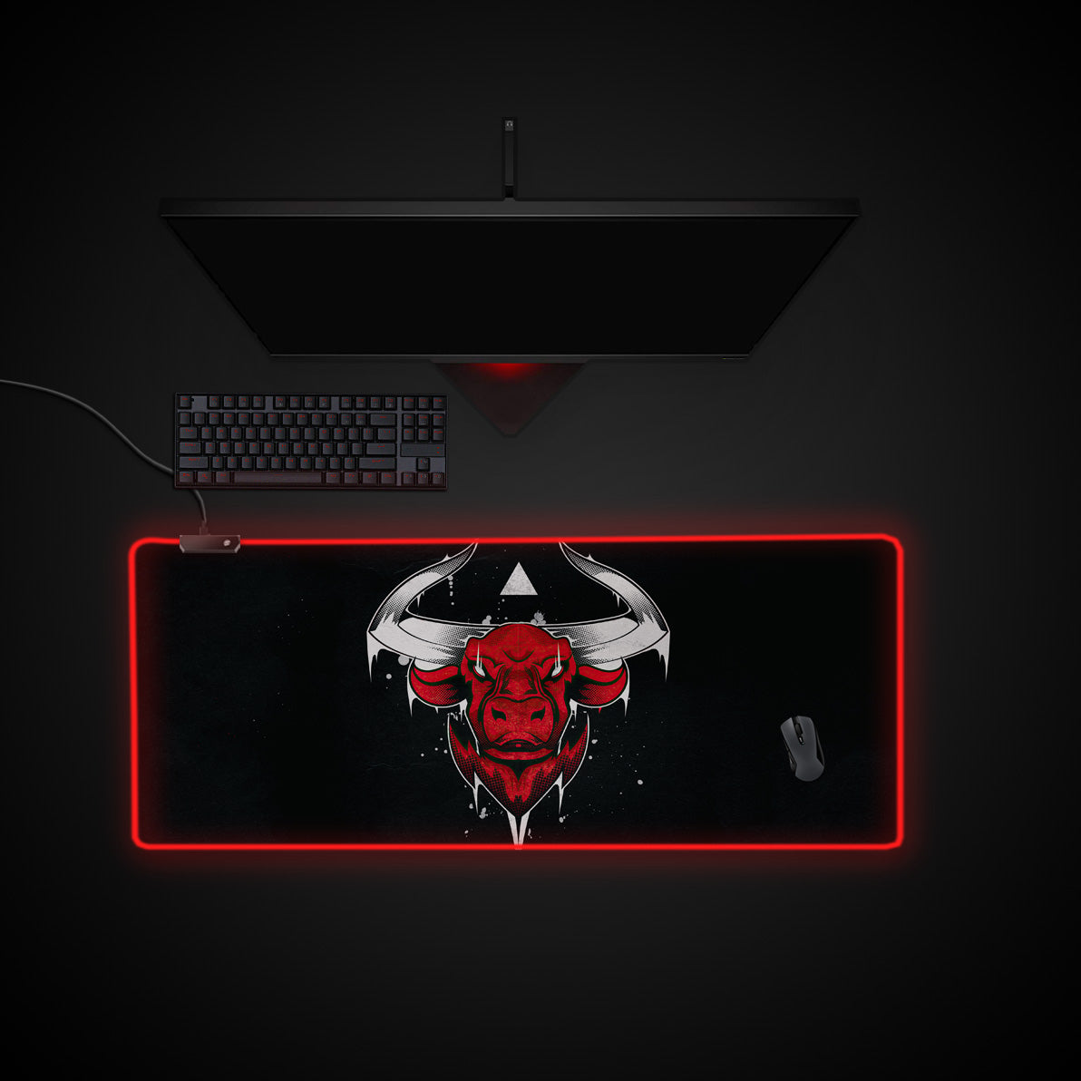 Large Custom RGB Gaming Mouse Pad, Design Your Own Large RGB Mousepad, Large Custom Printed RGB Gaming Mouse Pad, Custom Desk Mat