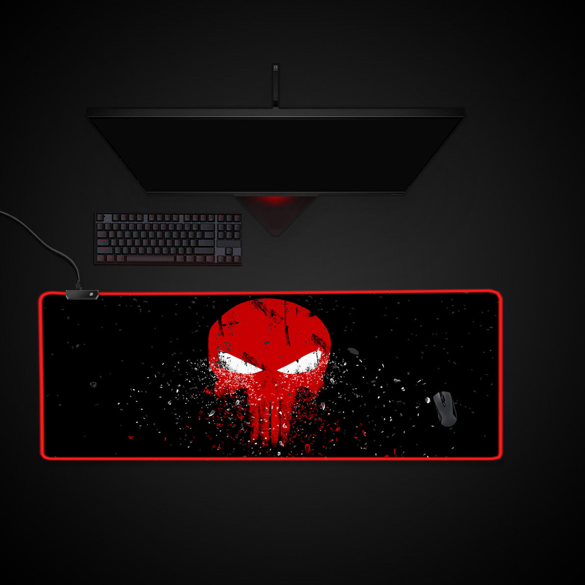 XL Custom RGB Gaming Mouse Pad, Design Your Own XL RGB Mousepad, XL Custom Printed RGB Gaming Mouse Pad, Custom Desk Mat