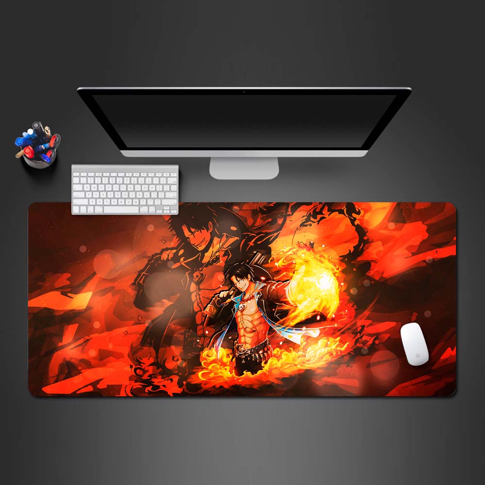 Ace Anime Mouse pad, Anime Desk Mat, Extended Mousepad, XXL Desk Mat