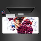 Luffy one piece anime gaming desk mat, luffy gear 4 large desk mat, luffy tank man desk pad, luffy mouse pad