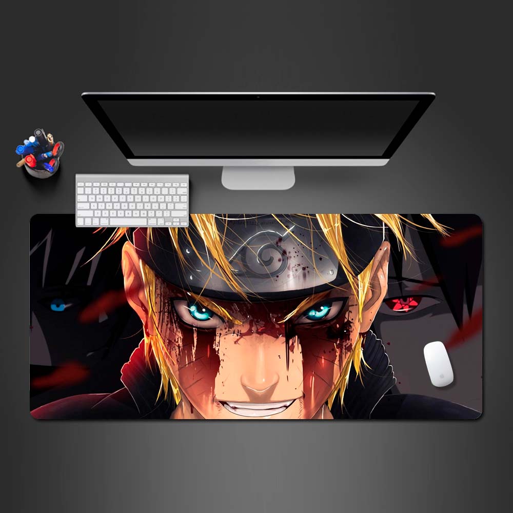 naruto mouse pad, naruto uzumaki desk mat, naruto gaming large mouse pad, best naruto large gaming deskpad