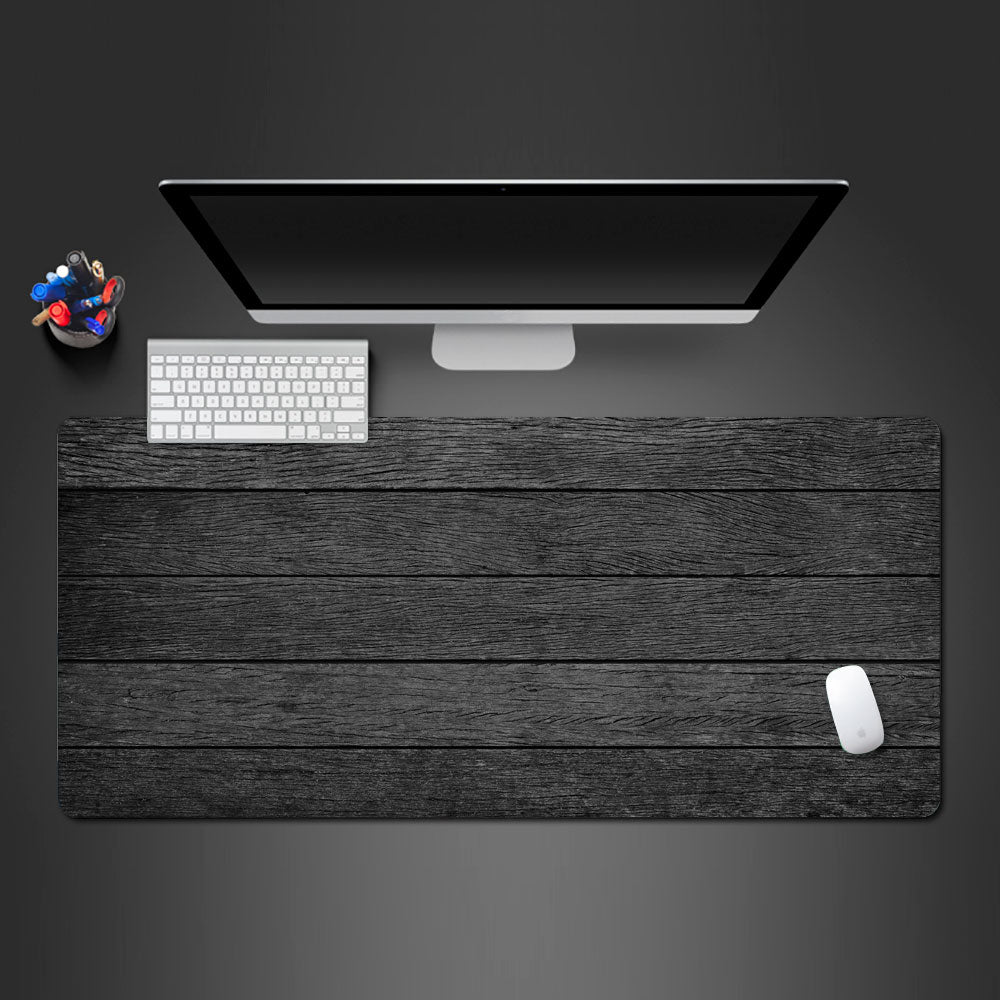 dark wood design office desk mat, wood desk pad, large desk mat with wood design, premium desk mat best selling for pc