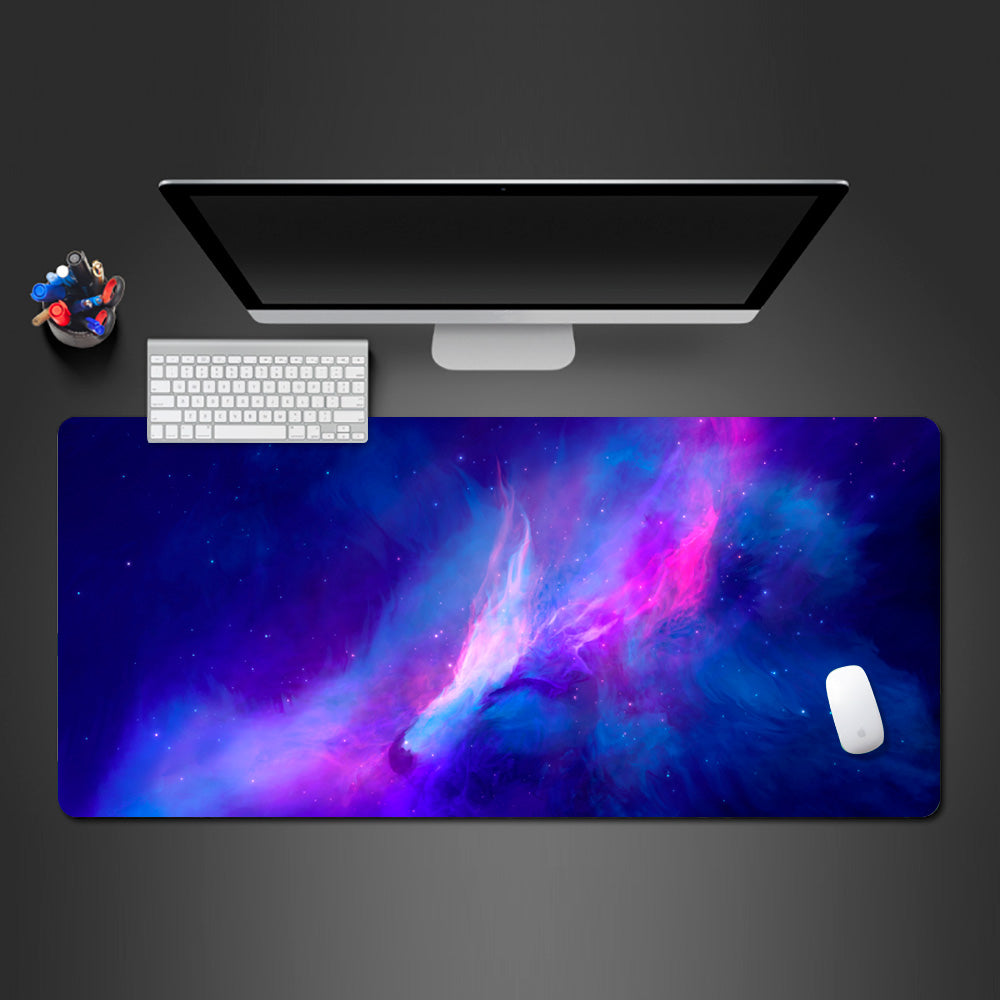 Nebula space design office desk mat, space desk mat, space gaming mouse pad, nebula space large mousepad