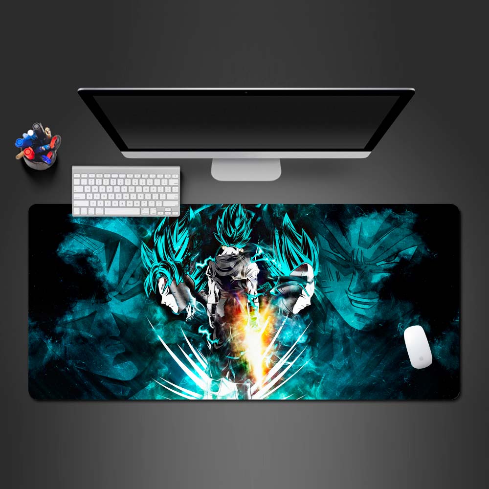 Vegito anime gaming desk mat, dragon ball z anime mouse pad, dragon ball super desk pad, vegito dragon ball large mouse pad